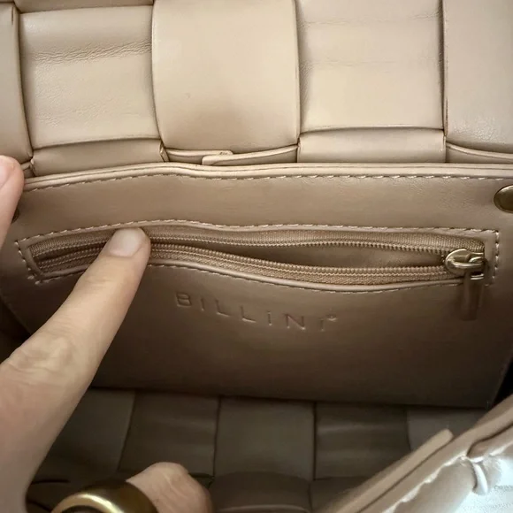 Billini woven crossbody bag tan (Bottega Veneta look alike) - Picture 5 of 5